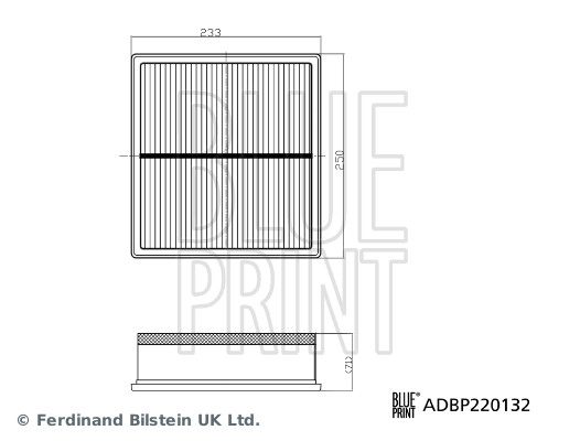 BLUE PRINT ADBP220132...