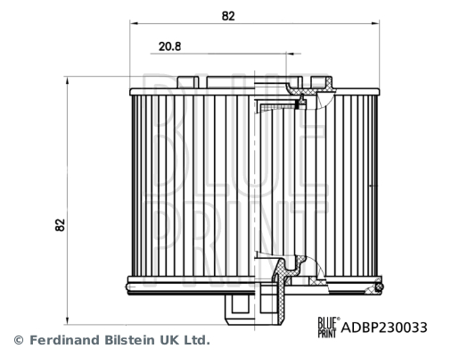 BLUE PRINT ADBP230033 Kraftstofffilter