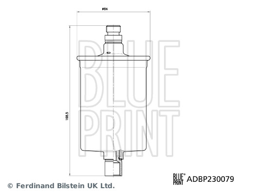 BLUE PRINT ADBP230079 Kraftstofffilter
