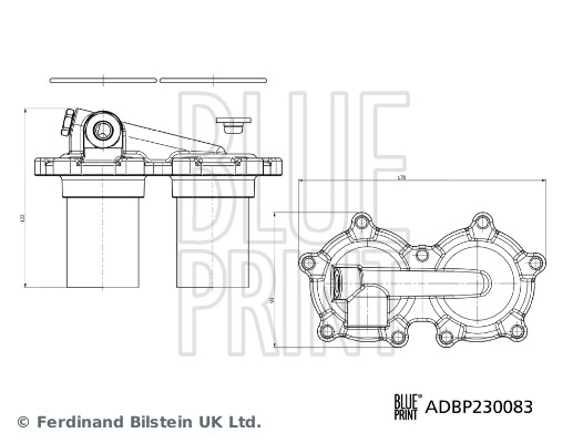 BLUE PRINT ADBP230083 Kraftstofffilter