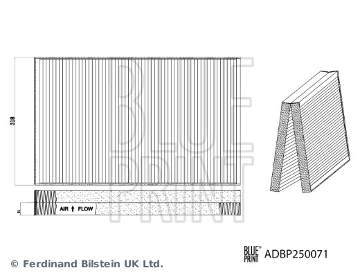 BLUE PRINT ADBP250071...