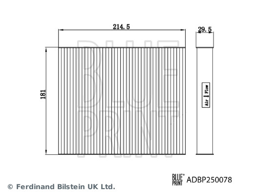 BLUE PRINT ADBP250078...