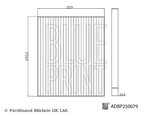 BLUE PRINT ADBP250079...