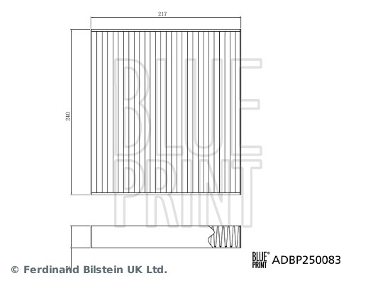 BLUE PRINT ADBP250083...