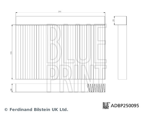 BLUE PRINT ADBP250095...