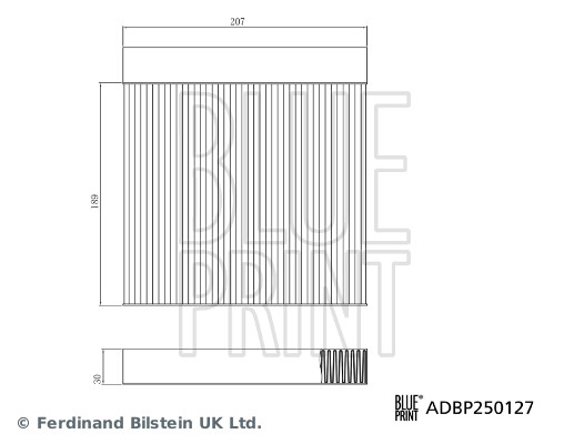 BLUE PRINT ADBP250127 Filter, Innenraumluft