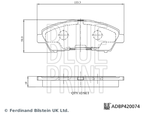 BLUE PRINT ADBP420074 Sada...