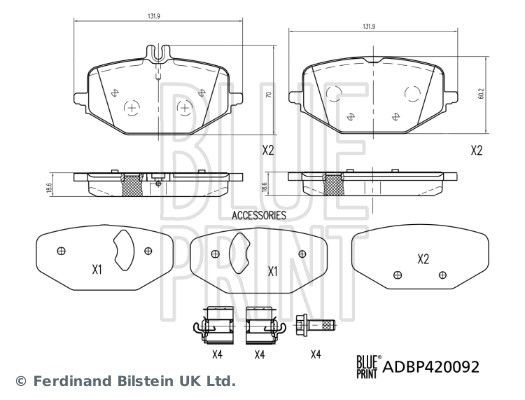 BLUE PRINT ADBP420092 Sada...