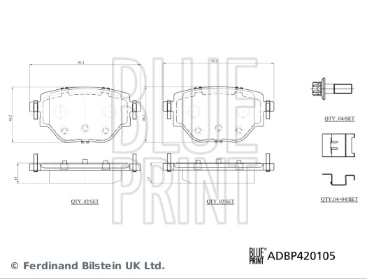 BLUE PRINT ADBP420105 Kit...