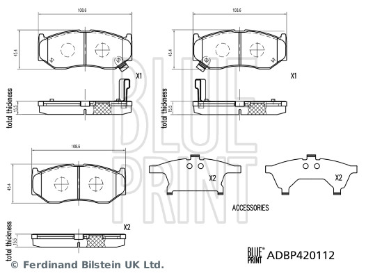 BLUE PRINT ADBP420112 Kit...