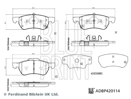 BLUE PRINT ADBP420114 Kit...
