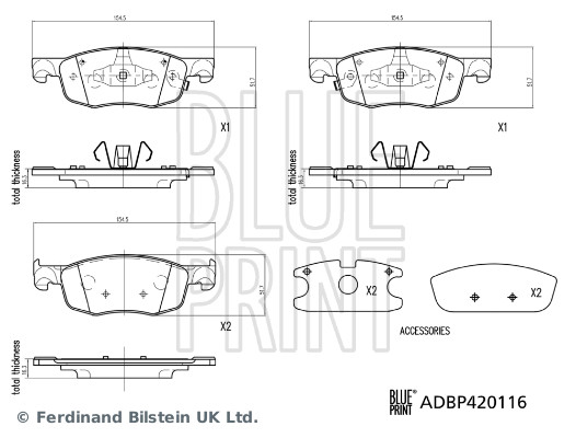 BLUE PRINT ADBP420116 Kit...