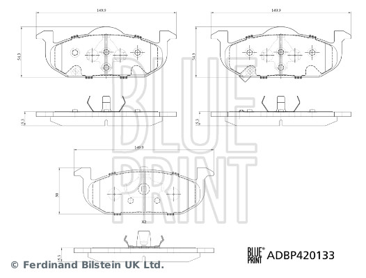 BLUE PRINT ADBP420133 Kit...