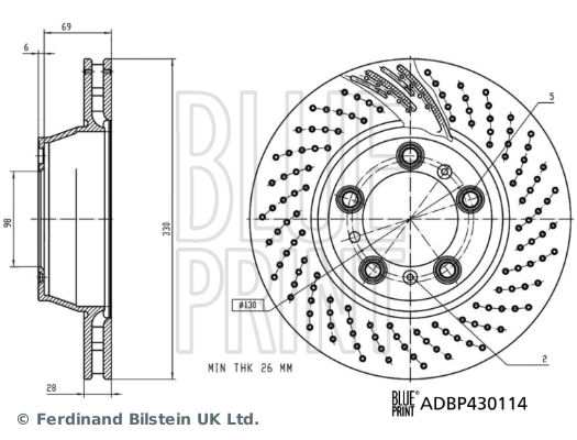 BLUE PRINT ADBP430114...