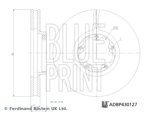 BLUE PRINT ADBP430127...