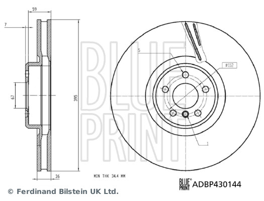 BLUE PRINT ADBP430144...