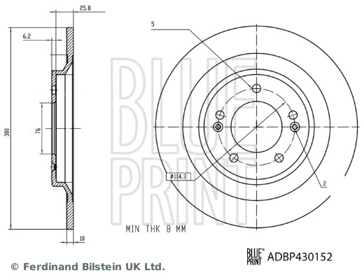 BLUE PRINT ADBP430152...
