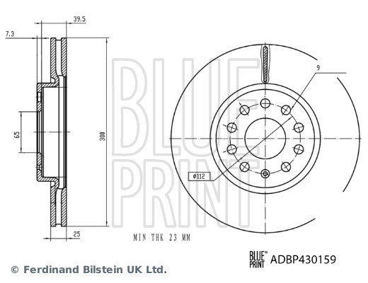 BLUE PRINT ADBP430159...
