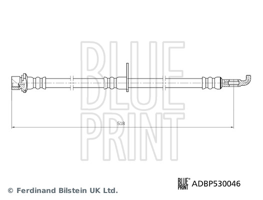 BLUE PRINT ADBP530046 Bremsschlauch