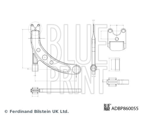 BLUE PRINT ADBP860055 Lenker, Radaufhängung