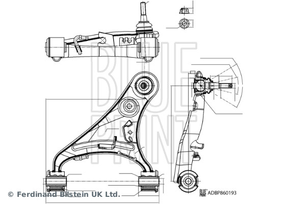 BLUE PRINT ADBP860193 Lenker, Radaufhängung