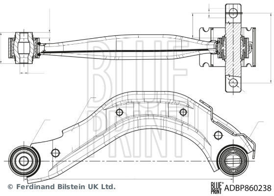 BLUE PRINT ADBP860238 Lenker, Radaufhängung