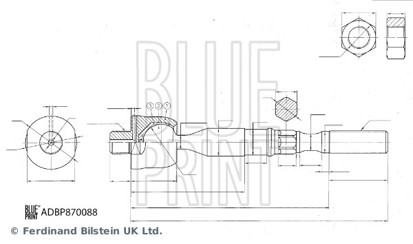 BLUE PRINT ADBP870088...