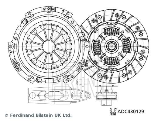 BLUE PRINT ADC430129 Kit frizione