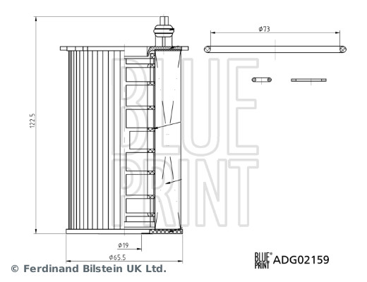 BLUE PRINT ADG02159 olajszűrő