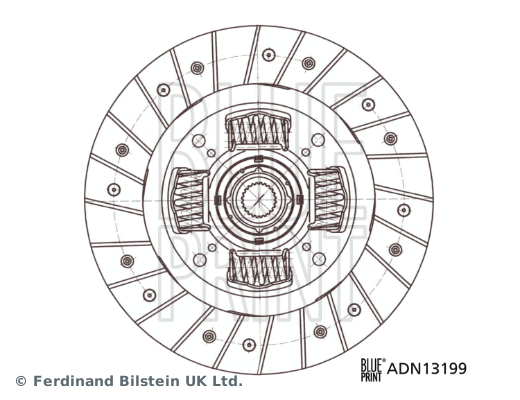 BLUE PRINT ADN13199 Disco frizione