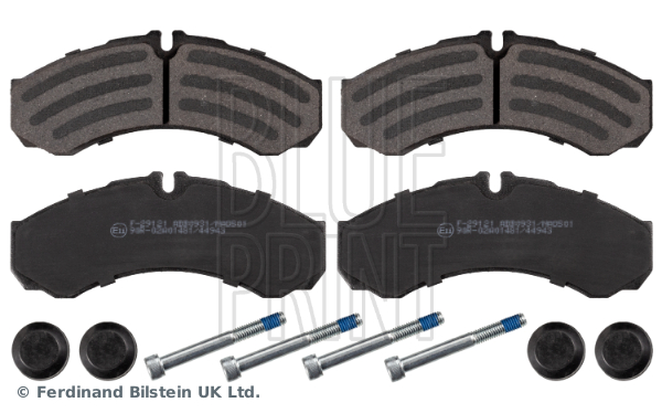 BLUE PRINT ADN142153 Kit pastiglie freno, Freno a disco