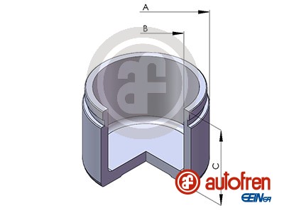 AUTOFREN SEINSA D025101 Pistone, Pinza freno-Pistone, Pinza freno-Ricambi Euro