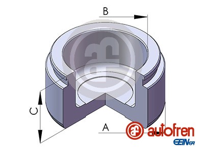 AUTOFREN SEINSA D025106 Pistone, Pinza freno-Pistone, Pinza freno-Ricambi Euro