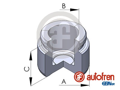 AUTOFREN SEINSA D025237 Pistone, Pinza freno-Pistone, Pinza freno-Ricambi Euro