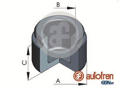 AUTOFREN SEINSA D025255 Pistone, Pinza freno-Pistone, Pinza freno-Ricambi Euro