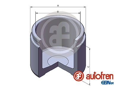 AUTOFREN SEINSA D025308 Pistone, Pinza freno-Pistone, Pinza freno-Ricambi Euro