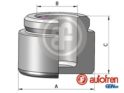 AUTOFREN SEINSA D025445 Pistone, Pinza freno-Pistone, Pinza freno-Ricambi Euro