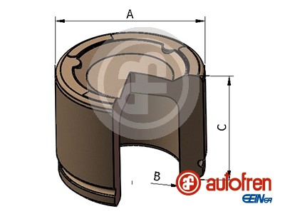 AUTOFREN SEINSA D025623 Pistone, Pinza freno-Pistone, Pinza freno-Ricambi Euro