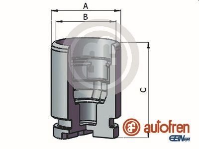 AUTOFREN SEINSA D025637 Pistone, Pinza freno