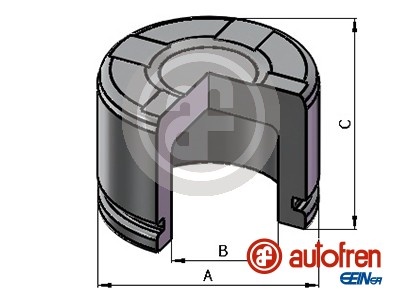 AUTOFREN SEINSA D025662 Pistone, Pinza freno-Pistone, Pinza freno-Ricambi Euro