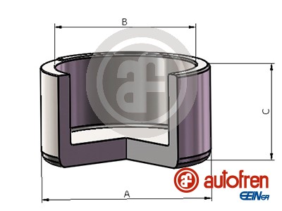 AUTOFREN SEINSA D025686 Pistone, Pinza freno-Pistone, Pinza freno-Ricambi Euro