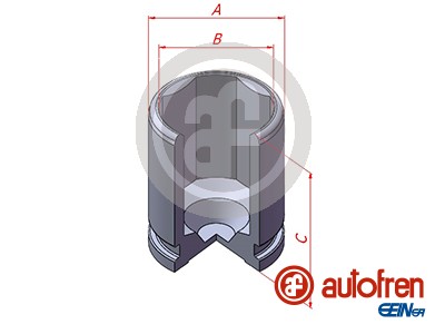 AUTOFREN SEINSA D025688 Pistone, Pinza freno-Pistone, Pinza freno-Ricambi Euro