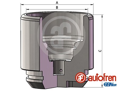 AUTOFREN SEINSA D025691 Pistone, Pinza freno-Pistone, Pinza freno-Ricambi Euro