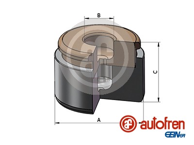 AUTOFREN SEINSA D025747 Pistone, Pinza freno-Pistone, Pinza freno-Ricambi Euro