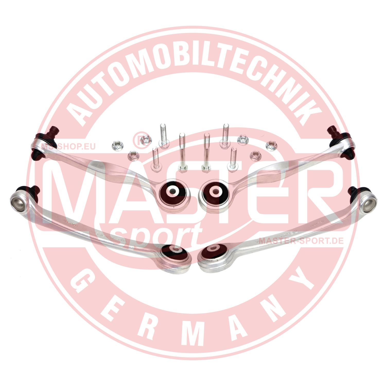 MASTER-SPORT GERMANY 37011-KIT-MS Control/Trailing Arm Kit, wheel suspension Front Axle Front Axle Left Front Axle Right for AUD