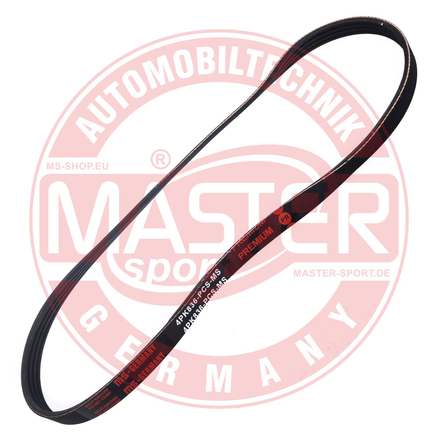 MASTER-SPORT GERMANY 4PK836-PCS-MS Ozubený klinový remeň