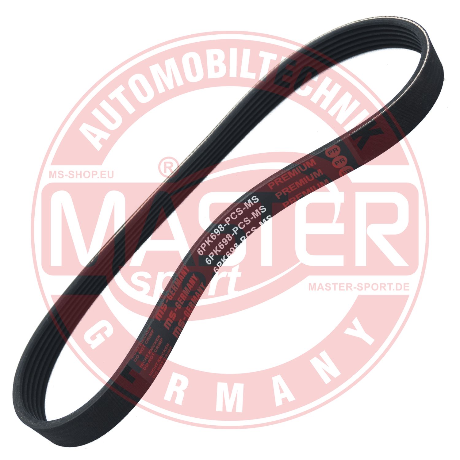 MASTER-SPORT GERMANY 6PK698-PCS-MS Ozubený klinový remeň