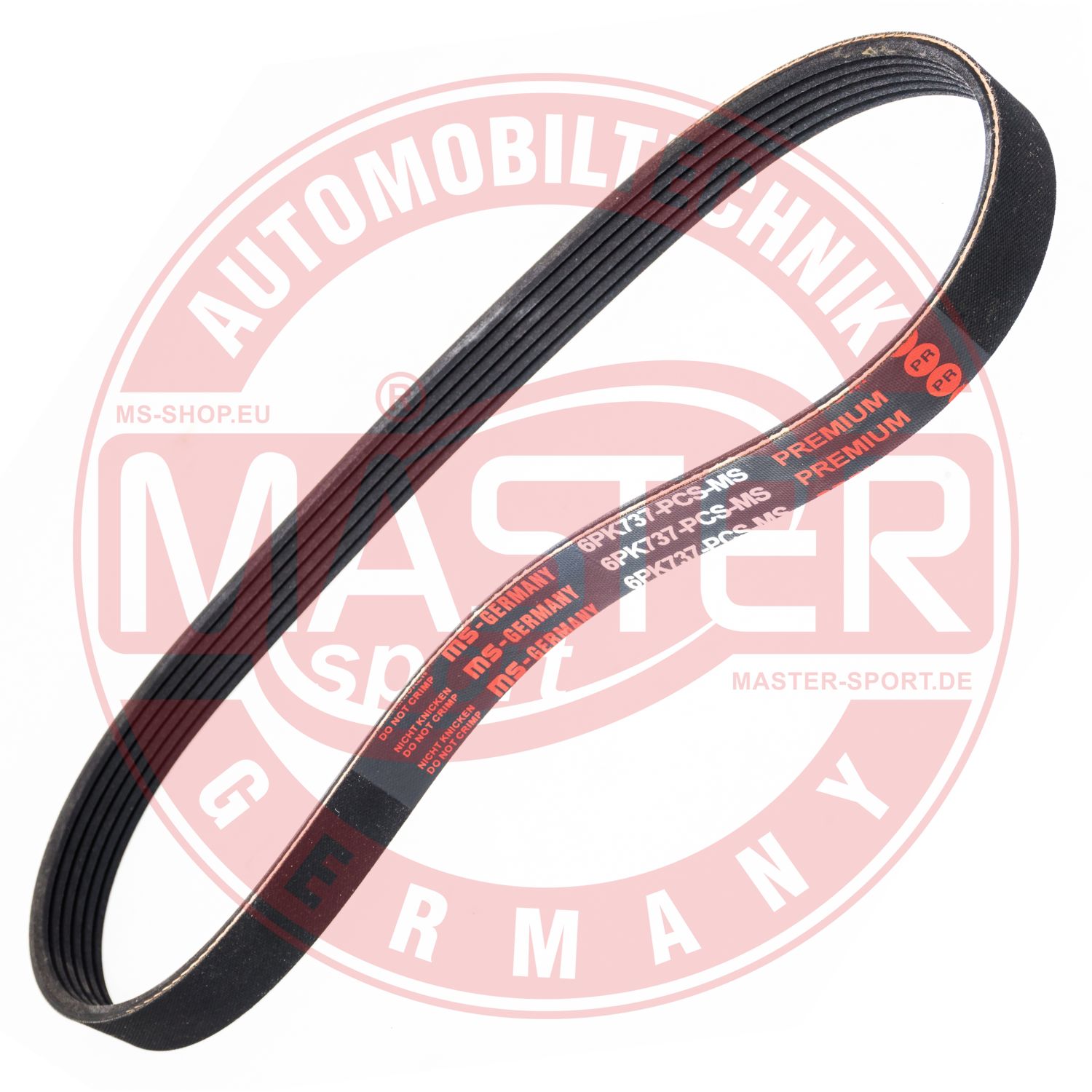 MASTER-SPORT GERMANY 6PK737-PCS-MS Ozubený klinový remeň