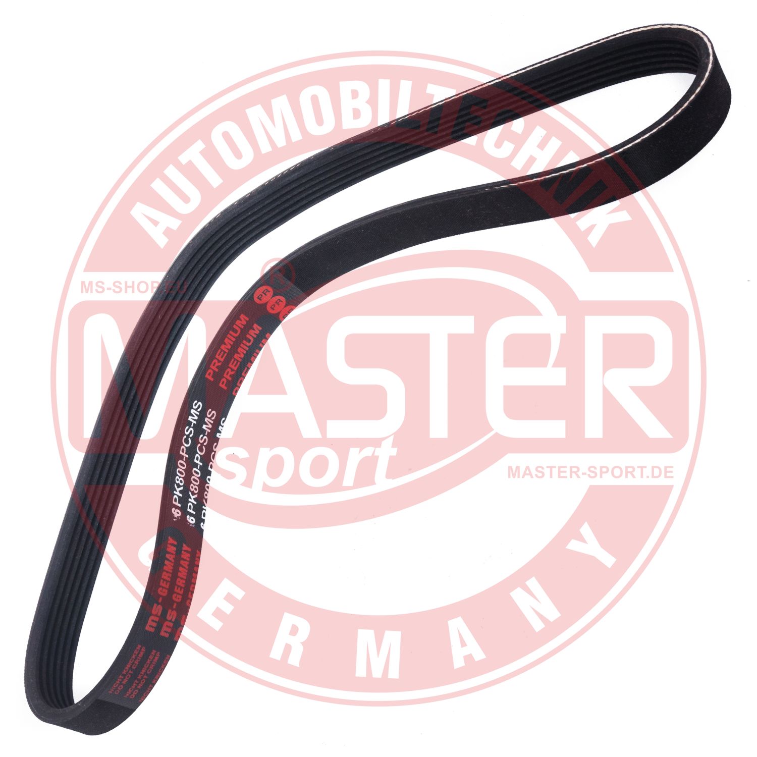 MASTER-SPORT GERMANY 6PK800-PCS-MS Ozubený klinový remeň