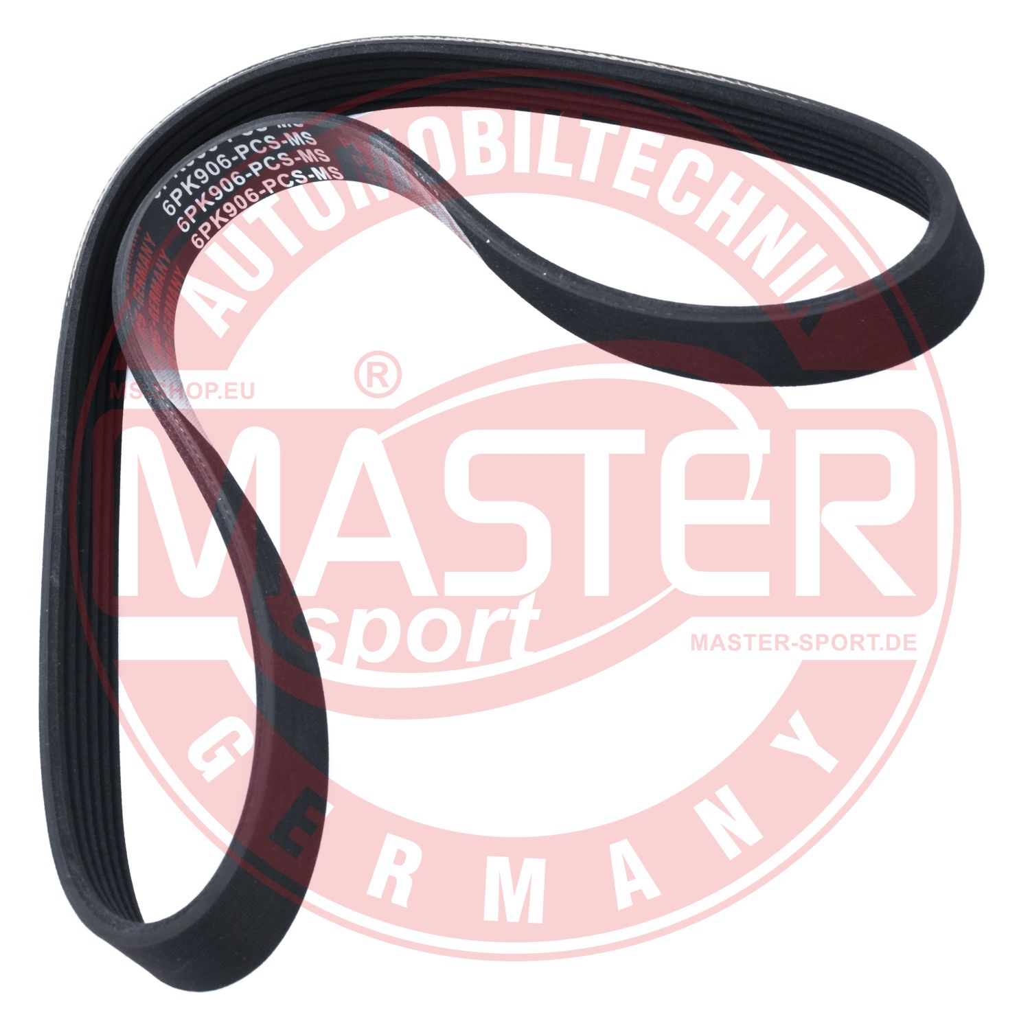 MASTER-SPORT GERMANY 6PK906-PCS-MS Ozubený klinový remeň